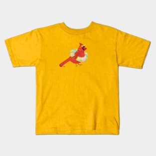 Mr. Cardinal Takes a Swim Kids T-Shirt